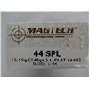 Image 1 : 50 Magtech 44 SPL 240 gr SWC