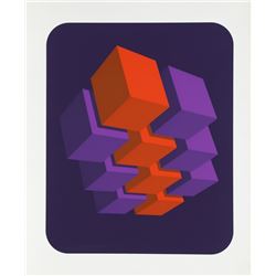 Marko Spalatin, Cubes in Space, Serigraph