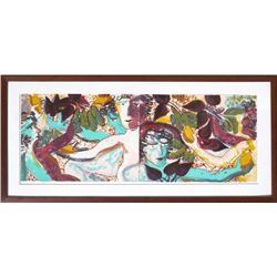 Robert Kushner, Cupids Making Borscht, Two Lithographs (Diptych)