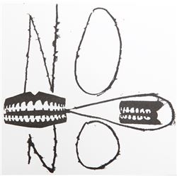 Rona Pondick, Untitled, Sculpture Center Portfolio, Letterpress Print