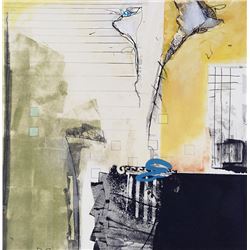 Nela Solomon, Le Fleur Nouvelle I, Monotype Etching