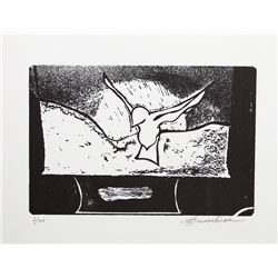 Martin Barooshian, Upward Flight, Intaglio Etching