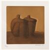 Image 1 : Garif Basyrof, Two Seated Men, Aquatint Etching
