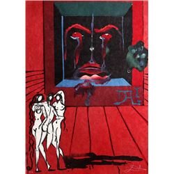 Salvador Dali, Obsession of the Heart (The World), Visions Surrealiste, Lithograph