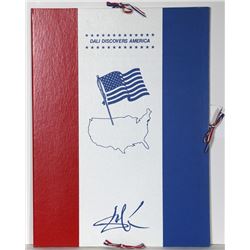 Salvador Dali, Dali Discovers America Portfolio, Two Lithographs in Folio