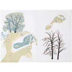 Salvador Dali, Winter from the Seasons, Lithograph