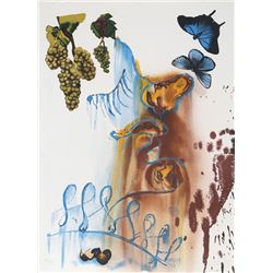 Salvador Dali, Autumn from the Seasons, Lithograph