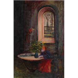 Peter Paone, House of the Dwarf, Oil Painting