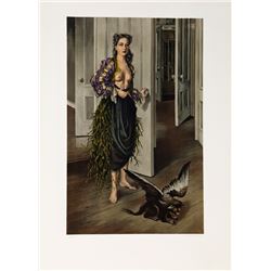 Dorothea Tanning, Birthday (Self Portrait at age 30, 1942), Lithograph