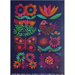 Charlotte Patera, Nut Tree - Stitching Exhibition, Poster