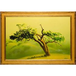 Frank Lisko, The Golden Oak, Oil Painting