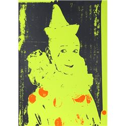Ford Beckman, Neon Clown 3, Silkscreen