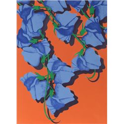 Melanie Greene, Summer (Blue Corsage), Serigraph