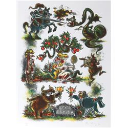 Lee Lorenz, Ecce Femina, Lithograph