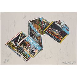 Malcolm Morley, Postcards from Miami, Lithograph