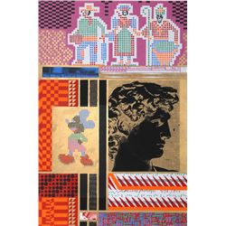 Eduardo Paolozzi, The Silken World of Michelangelo, Silkscreen