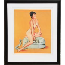 Mel Ramos, The Princess, Collotype