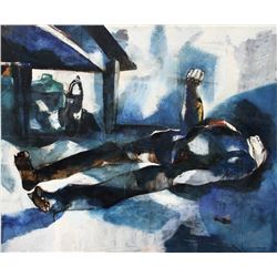 Fernando Farulli, Il Suicida, Oil Painting