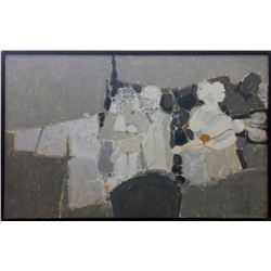 Lou Fink, In Memorium, Oil Painting