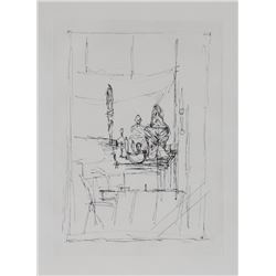 Alberto Giacometti, Figures in the Studio, La Magie Quotidienne, Etching