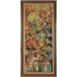 Honey W. Kurlander, Trio, Oil Painting