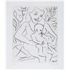 A. R. Penck, Frau mit Kind, Drypoint Etching