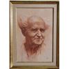 William Weintraub, David Ben-Gurion, Oil Painting