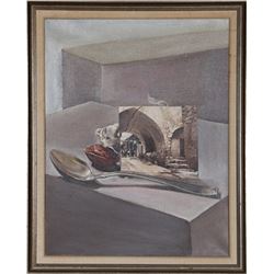 Unknown, Jerusalem Still Life, Oil Painting