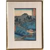 Utagawa Hiroshige, Iga Province: Ueno, Famous Places in the Sixty-Odd Provinces, Woodblock