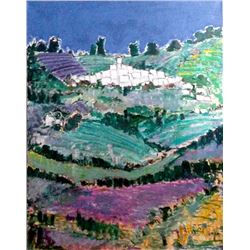 Wendy Chazin, Lavender Fields III, Painting
