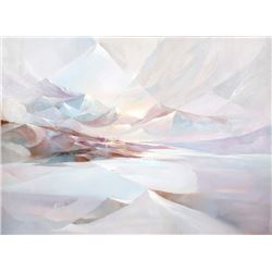 Hillary, Mountains, Painting