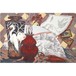 Ellen Lanyon, Niagara, Lithograph