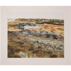Marjorie Mason, Moshup Trail II, Aquatint Etching