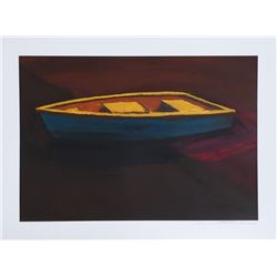 Cynthia Nartonis, Rowboat, Monoprint