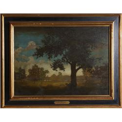 Harry Wilson Watrous, Twilight, Oil on Wood