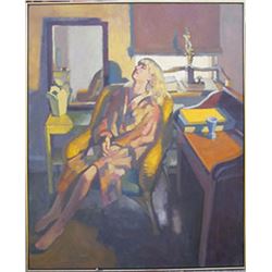 Don Wynn, Death of a Virgin, Oil Painting