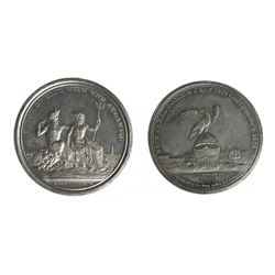 1826 Erie Canal Completion White Metal