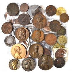 Bronze and Brass Medal Collection