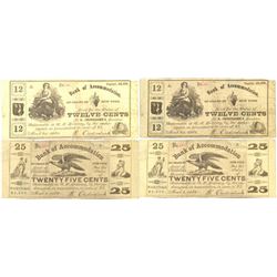 R. Onderdon's NYC Scrip Note Pair