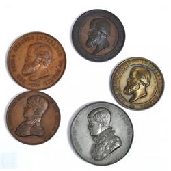 Brazil Pedro II Medals