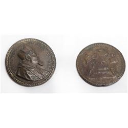 Papal Cast Bronze Medal