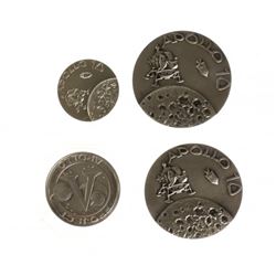 1969 US Apollo X Group of Medals