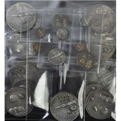 U.S. 1969 Apollo XI Morgan's .999 Medals