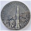 Image 2 : U.S. 1969 Apollo XI Morgan's .999 Medals