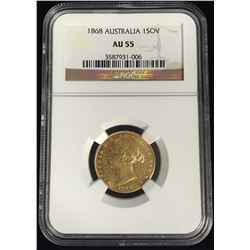 Australia, Sovereign, Queen Victoria, 1868