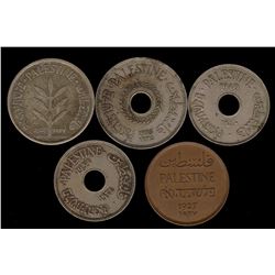 Palestine, One Mil to One Hundred Mils, 1927 to 1940