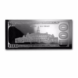 4 oz .999 Silver Bar  $100 Bill (W/Box & COA)