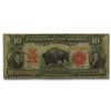 Image 1 : 1901 $10 United States Note Bison VG