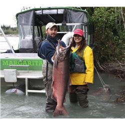 1-full day/1-night Alaska Copper River King Salmon Fishing Trip for Two Anglers