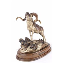 "Pride of the Pamirs," Limited Edition Bronze Art Piece by Frank Entsminger